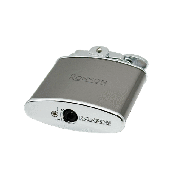 Vžigalnik Ronson 102003 plinski Nostalgia Jet Flame, Gun Metal Satin