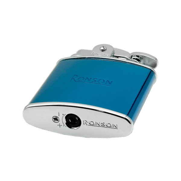 Vžigalnik Ronson 102004 plinski Nostalgia Jet Flame, Blue Ice