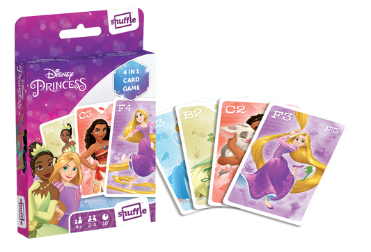 Cartamundi 108458992 Karte Disney Princeske 4v1