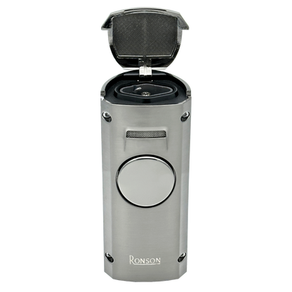 Ronson 110002 Vžigalnik plinski Jet Flame Volcano grafit