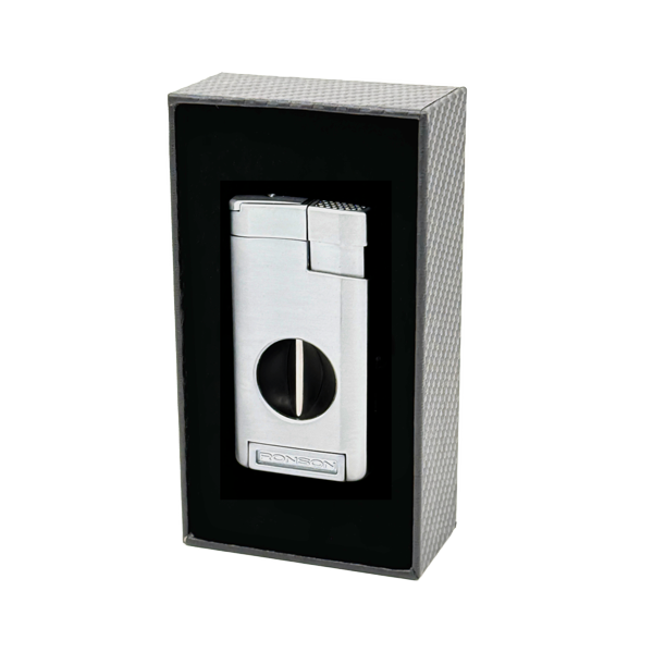 Vžigalnik Ronson 118001 za cigare plinski Jet Flame Thunder, Chrome