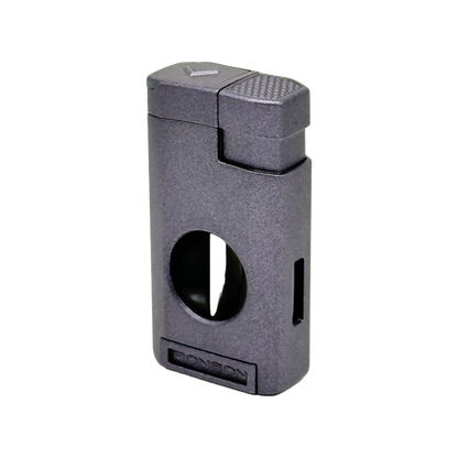 Vžigalnik Ronson 118002 za cigare plinski Jet Flame Thunder, Grey