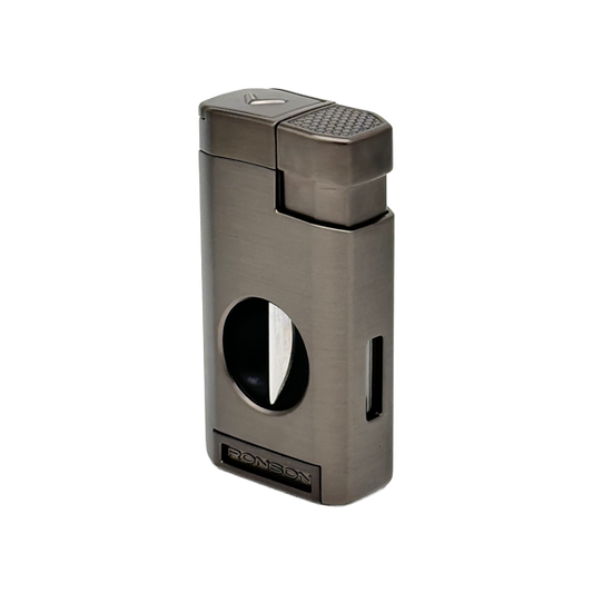 Vžigalnik Ronson 118003 za cigare plinski Jet Flame Thunder, Gun Metal