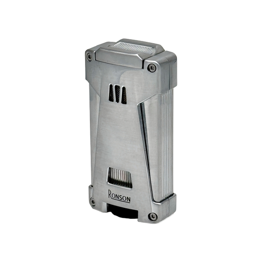 Vžigalnik Ronson 119001 za cigare plinski Jet Flame Hurricane, Chrome Satin