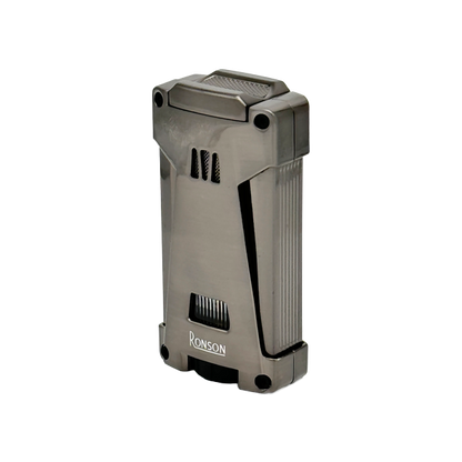 Vžigalnik Ronson 119002 za cigare plinski Jet Flame Hurricane, Gun Metal