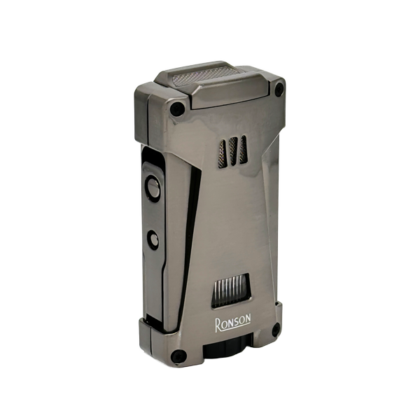 Vžigalnik Ronson 119002 za cigare plinski Jet Flame Hurricane, Gun Metal