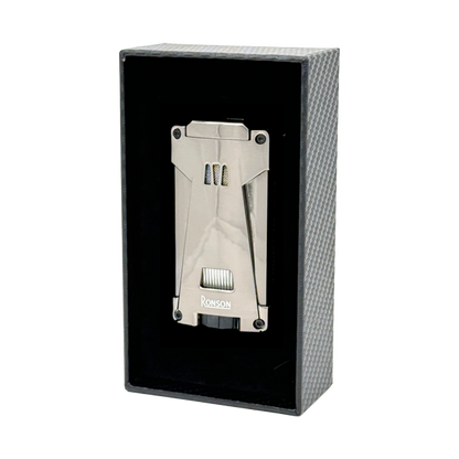 Vžigalnik Ronson 119002 za cigare plinski Jet Flame Hurricane, Gun Metal