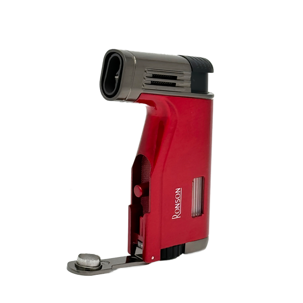 Gorilnik Ronson 120003 plinski Jet Flame Breeze, Red