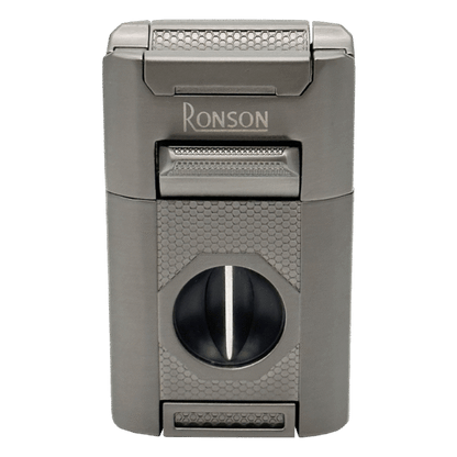 Vžigalnik Ronson 121001 za cigare plinski Giant Jet Flame, Gun Metal