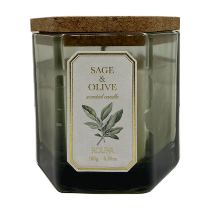 Sveča ROURA 333250.243 dišeča Mediterannean Herbs - Sage & Olive
