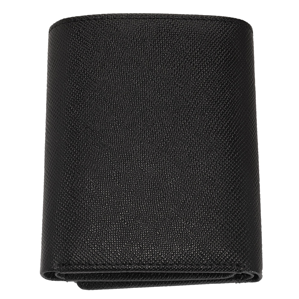 Zippo 2.007.075 Denarnica Saffiano 3-delna pokončna, Črna