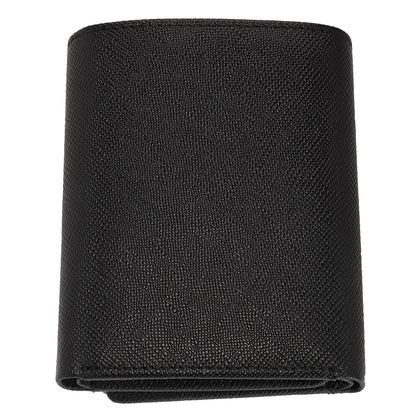 Zippo 2.007.075 Denarnica Saffiano 3-delna pokončna, Črna