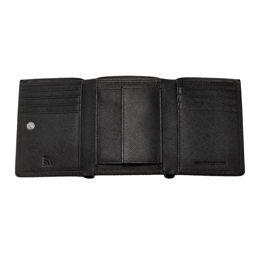 Zippo 2.007.075 Denarnica Saffiano 3-delna pokončna, Črna
