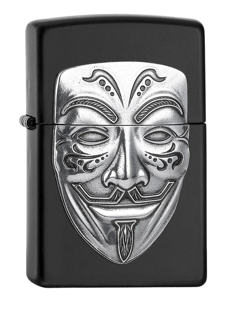 Zippo 2.007.436 vžigalnik Unique Vendetta Mask Emblem