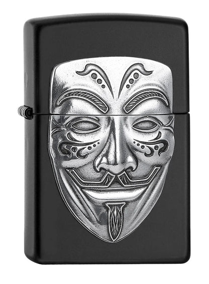 Zippo 2.007.436 vžigalnik Unique Vendetta Mask Emblem