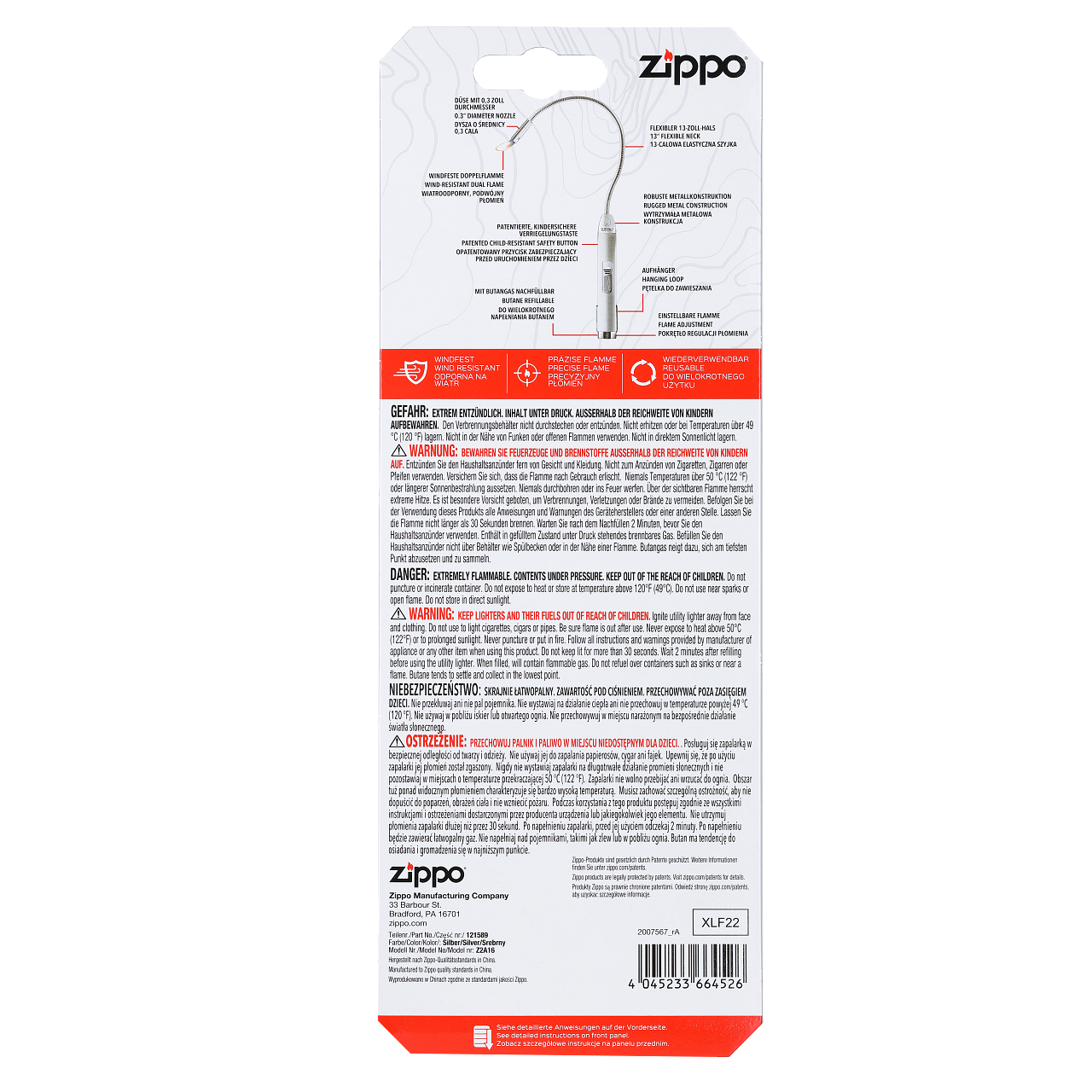 Zippo 2.007.567 Vžigalnik gospodinjski Flex XL