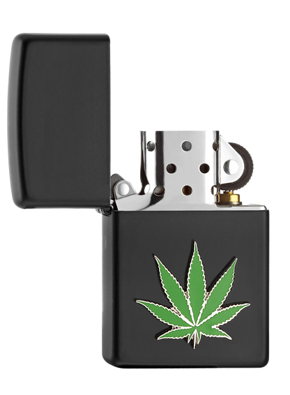 Zippo 2.008.025 vžigalnik Canabis Leaf Emblem