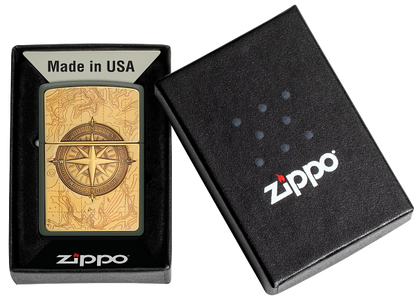 Zippo 2.008.093 vžigalnik Topographic Compass, Emblem