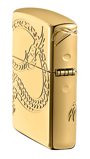 Zippo vžigalnik 29265 Golden Asian Dragon Armor®