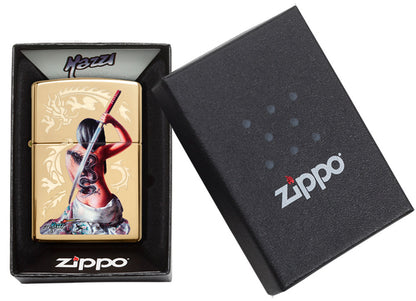 Zippo vžigalnik 29668 Mazzi Girl with Dragon Tattoo by Mazzi
