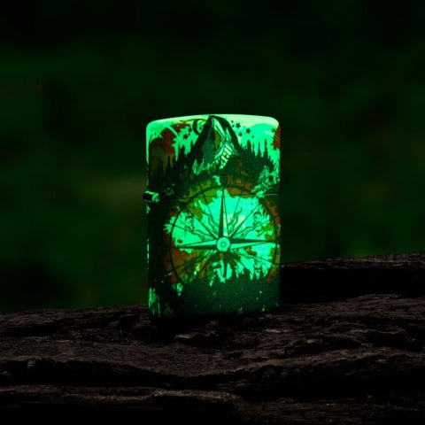 Zippo vžigalnik 49805 Nature Compass, Glow in the Dark