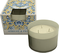 Sveča ROURA 333030.141 dišeča Apricot & Peony - 3 stenji