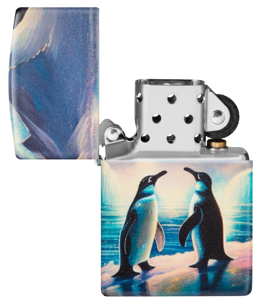 Zippo vžigalnik 46014 Penguins, Glow in the Dark