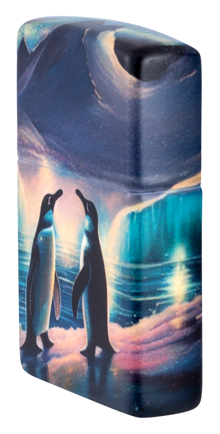 Zippo vžigalnik 46014 Penguins, Glow in the Dark