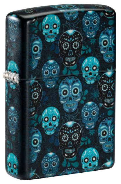 Zippo vžigalnik 46017 Sugar Skull Glow in the Dark