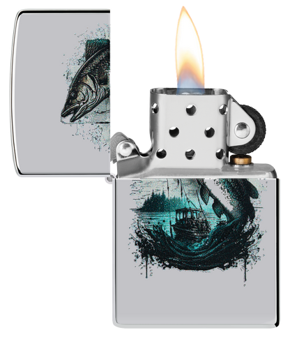Zippo 60.007.022 vžigalnik Fish and Boat