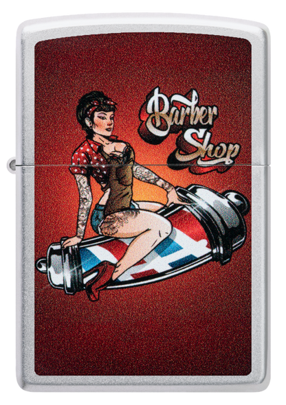 Zippo vžigalnik 46073 Barber Shop Pin-Up