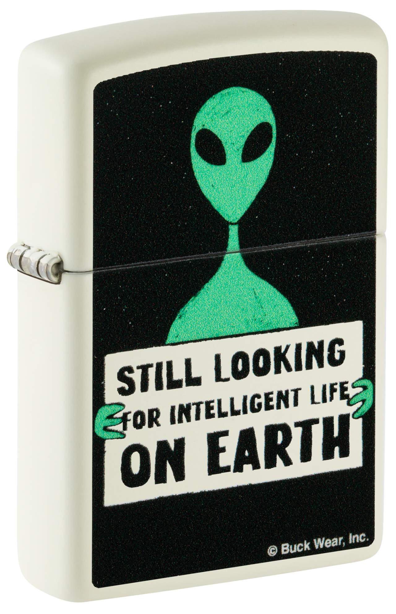 Zippo vžigalnik 46092 Alien Glow in the Dark by Buck Wear