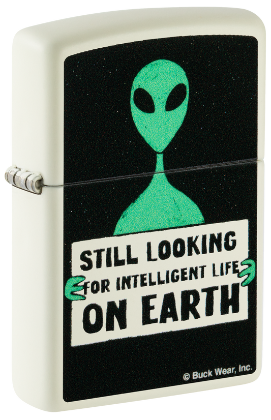Zippo vžigalnik 46092 Alien Glow in the Dark by Buck Wear