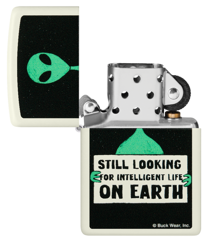 Zippo vžigalnik 46092 Alien Glow in the Dark by Buck Wear