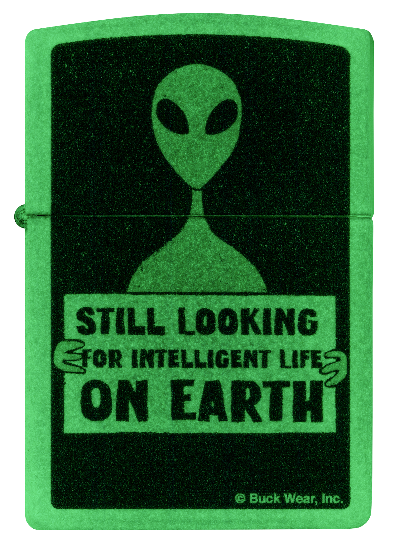 Zippo vžigalnik 46092 Alien Glow in the Dark by Buck Wear
