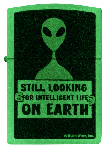 Zippo vžigalnik 46092 Alien Glow in the Dark by Buck Wear