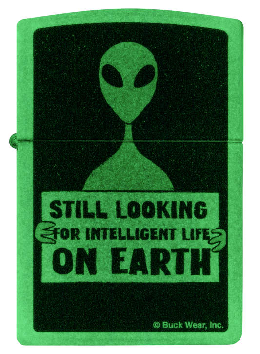 Zippo vžigalnik 46092 Alien Glow in the Dark by Buck Wear