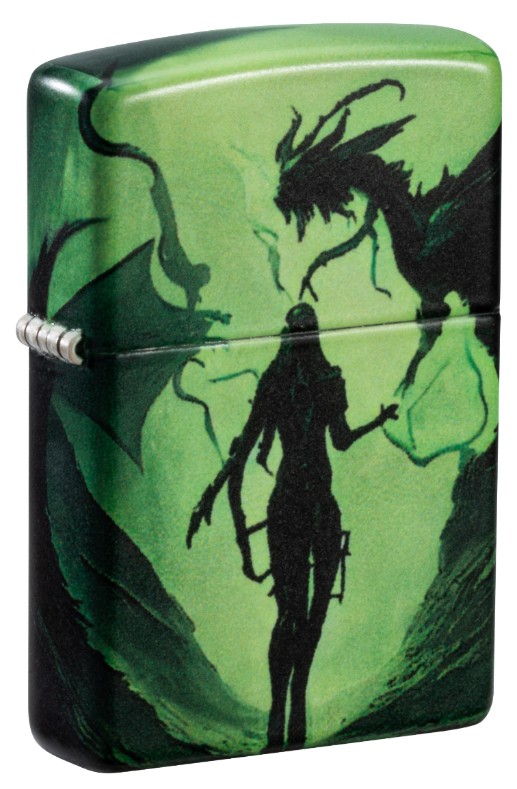 Zippo vžigalnik 46130 Dragon Den, Glow in the Dark
