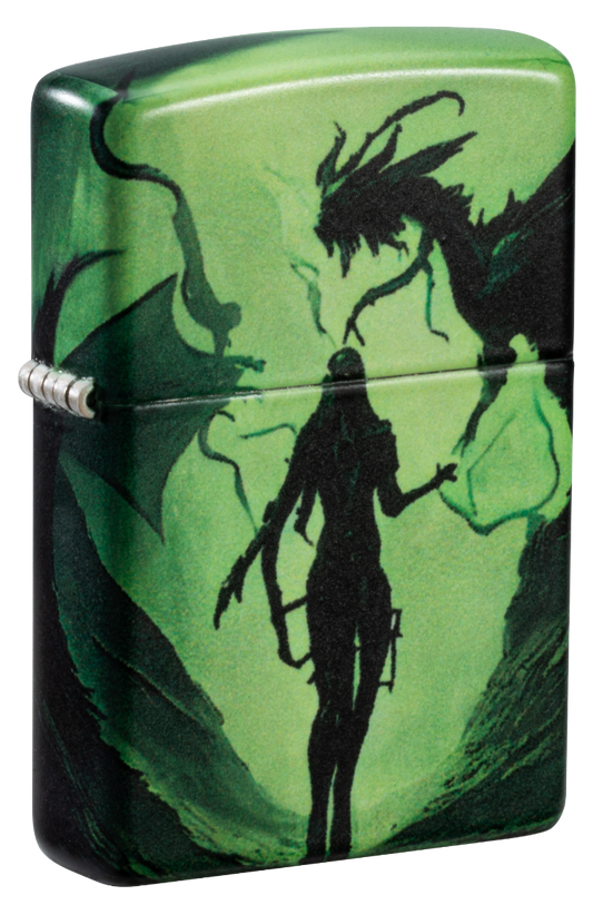 Zippo vžigalnik 46130 Dragon Den, Glow in the Dark