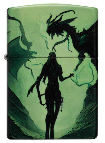 Zippo vžigalnik 46130 Dragon Den, Glow in the Dark