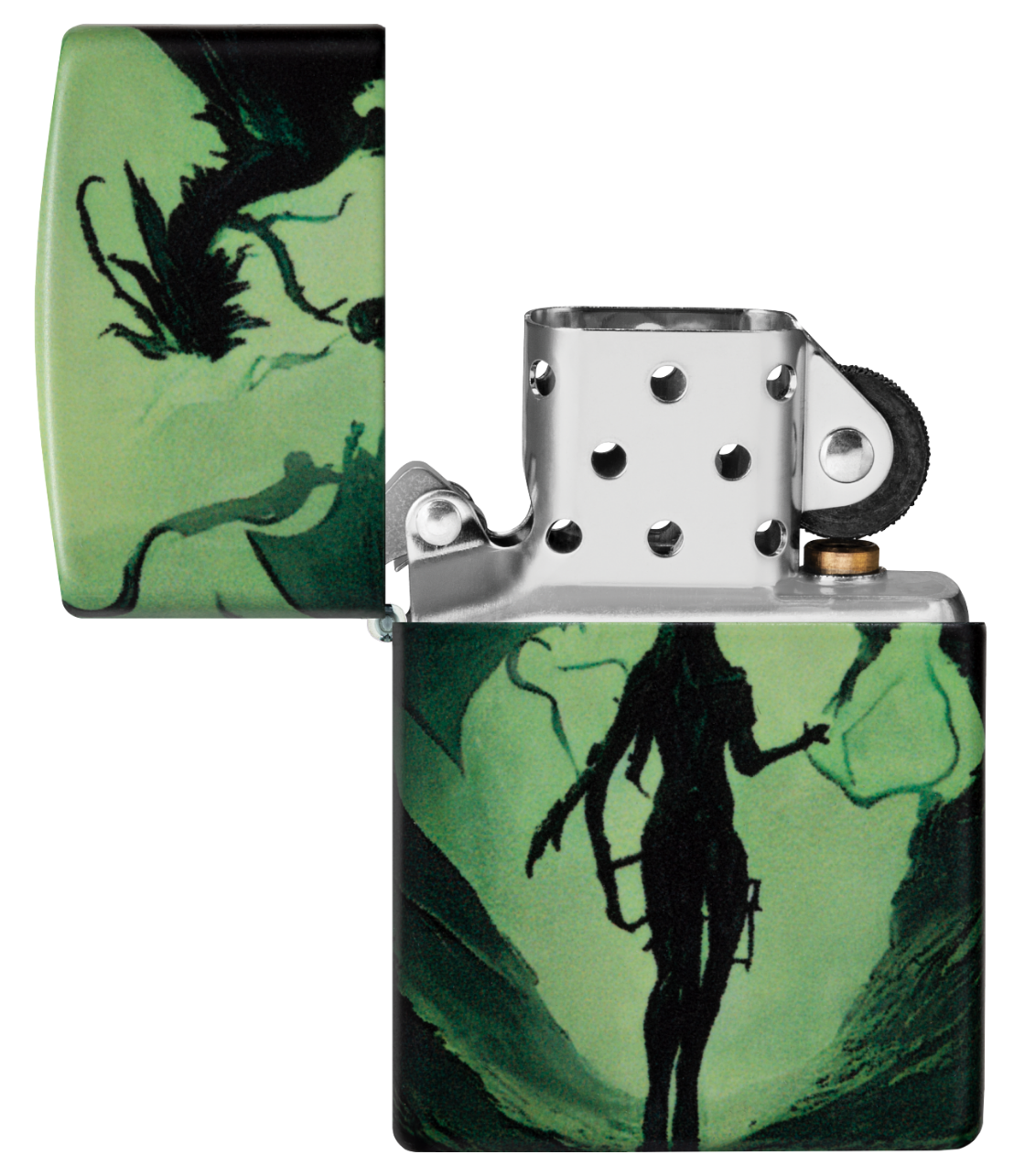 Zippo vžigalnik 46130 Dragon Den, Glow in the Dark
