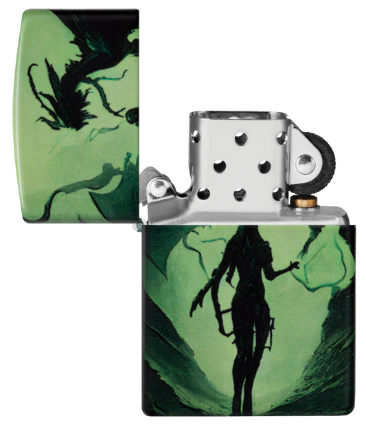 Zippo vžigalnik 46130 Dragon Den, Glow in the Dark