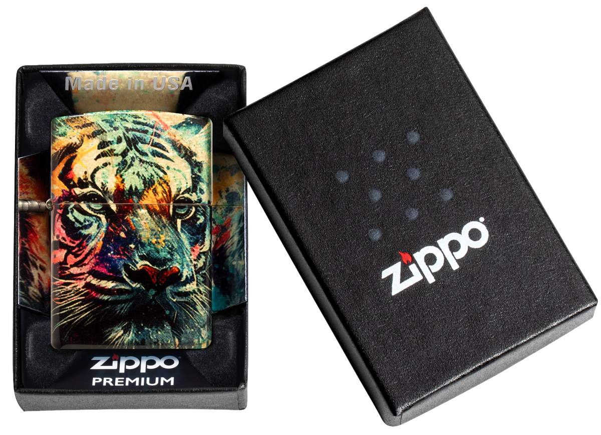Zippo vžigalnik 46145 Colorful Tiger