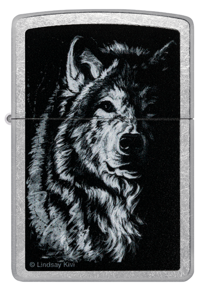 Zippo vžigalnik 46149 Wolf by Lindsay Kivi