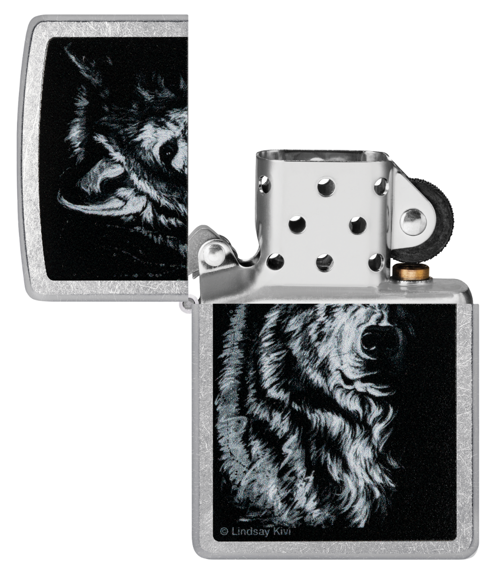Zippo vžigalnik 46149 Wolf by Lindsay Kivi