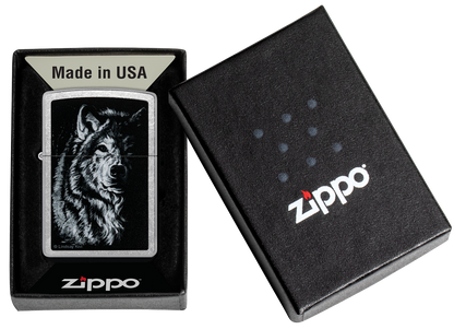 Zippo vžigalnik 46149 Wolf by Lindsay Kivi