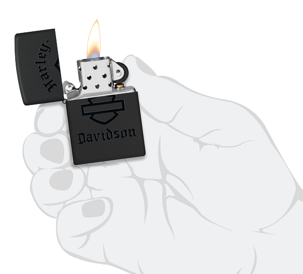Zippo vžigalnik 46218 Harley-Davidson® Black