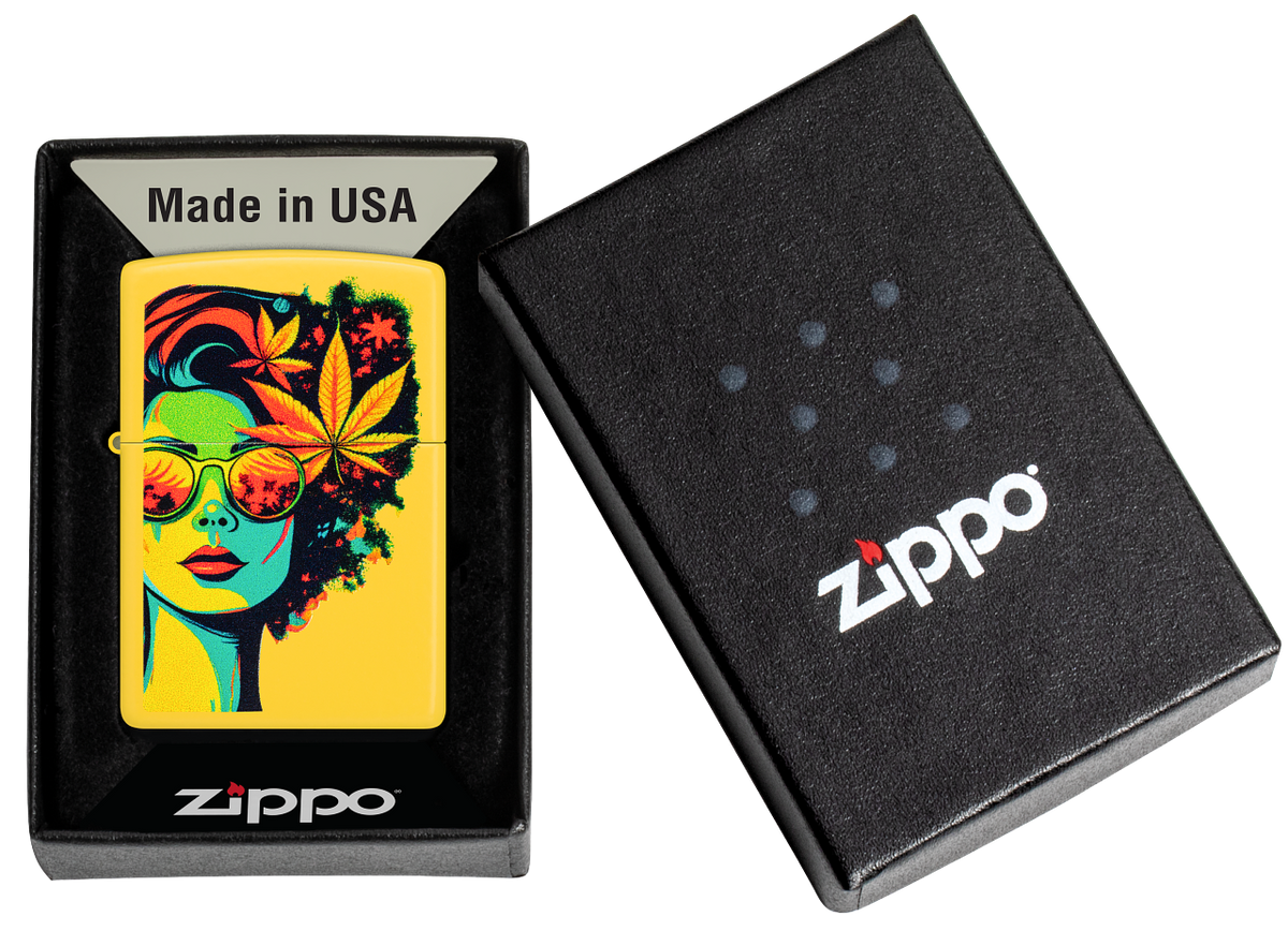 Zippo 46231 vžigalnik Cannabis Woman