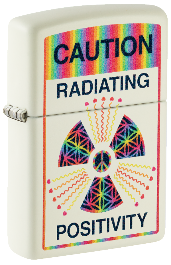 Zippo 46243 vžigalnik Radiating Positivity, Glow in the Dark
