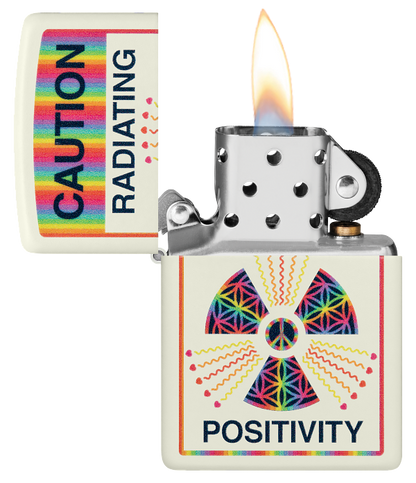 Zippo 46243 vžigalnik Radiating Positivity, Glow in the Dark